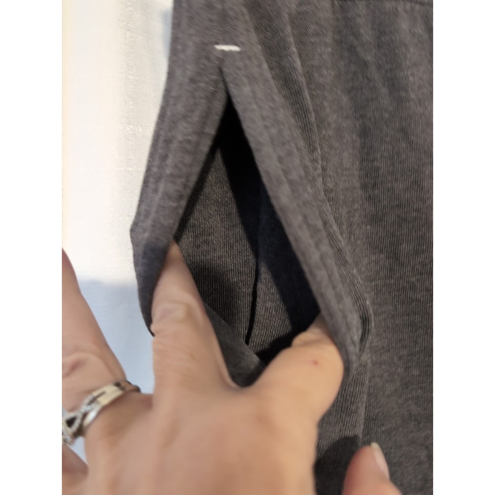 Calvin Klein Women's French Terry Joggers Pants Dark Gray XL - Picture 5 of 10